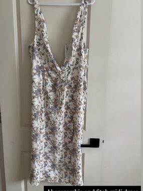Abercrombie size XL midi floral dress